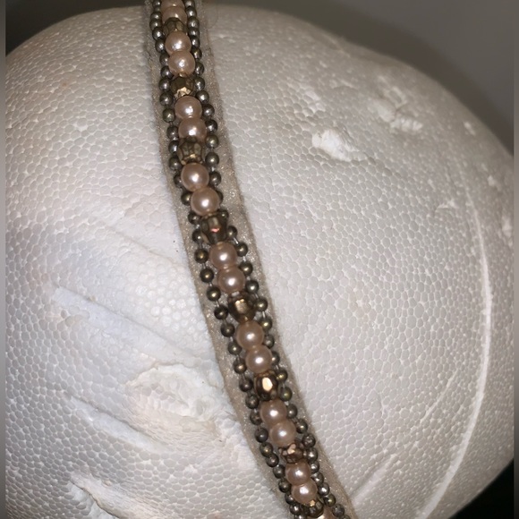 2 elastic hair bands rhinestone bling decor accessories womens size OS - Picture 4 of 7